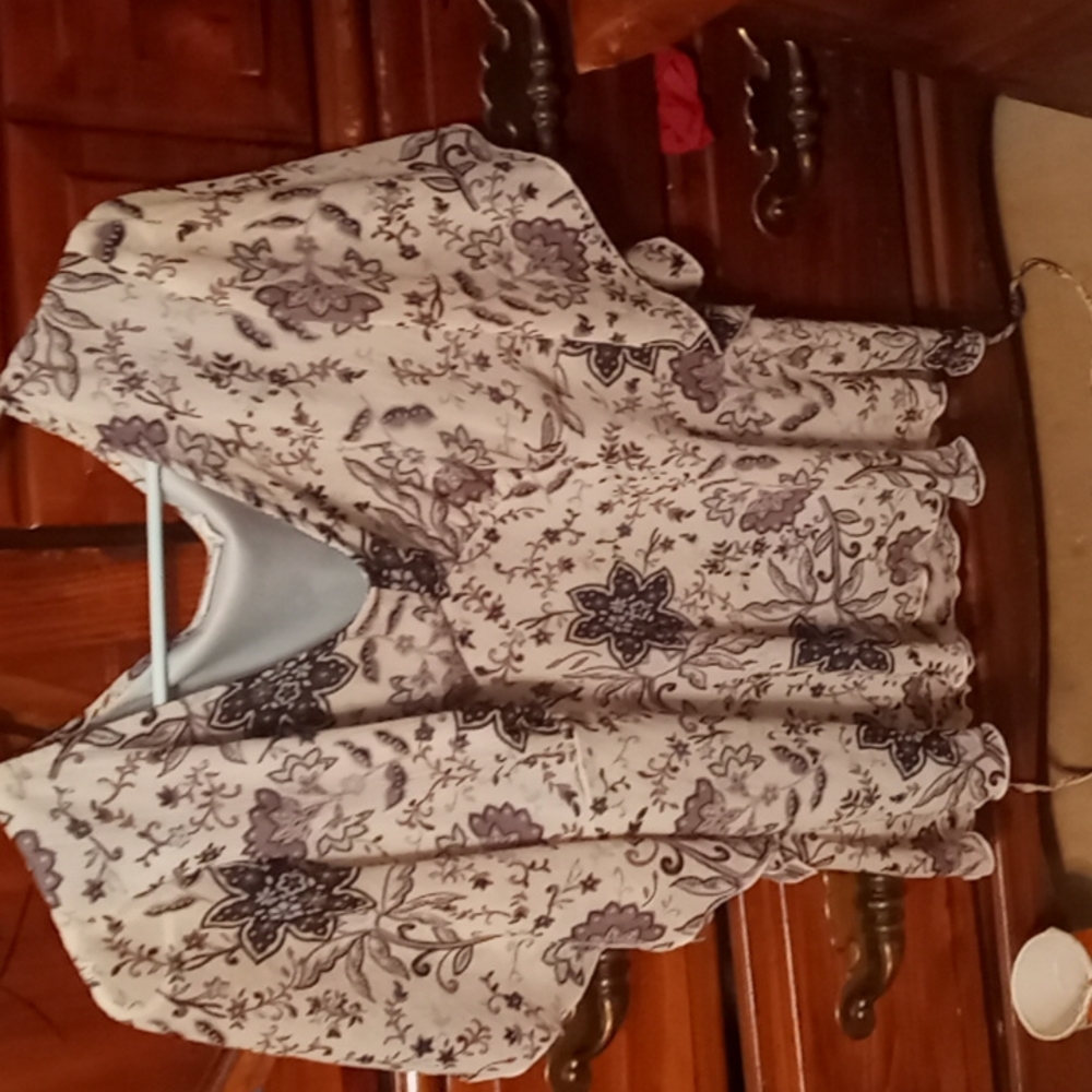 Cato dress shirt large size satin and lace